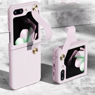 갤럭시 Z플립7 가죽 핑거링 케이스