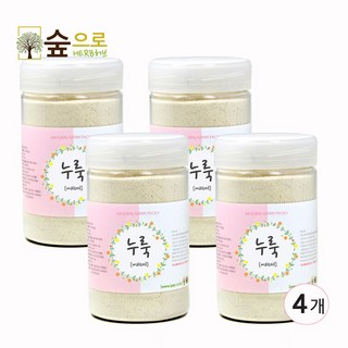천연팩 누룩가루 140g 통포장 숲으로허브 곡물팩 누룩팩, 4개, 1개입