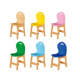 유치원 어린이집 유치용 파스텔 의자 H66-1, 파랑, 1개