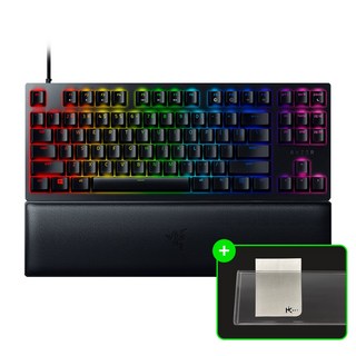 레이저코리아 헌츠맨 V2 TKL 리니어 KR 키보드 커버팩 (융 포함), RZ03-03941800-R3K1, 블랙