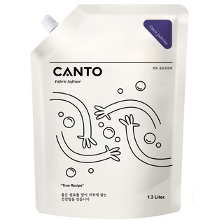 CANTO 섬유유연제 코코쥬빌레 리필, 1개, 1.3L