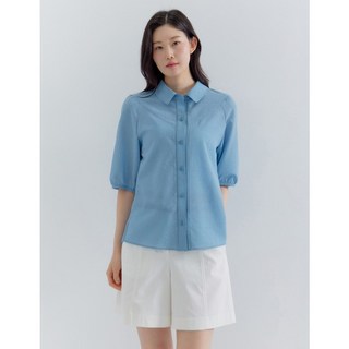 지센/기간한정 여성 스탠카라 셔츠 LFWSP503 색상2