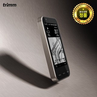 [TRIMM] 트림투 국산 최신 GPS 자전거 네비게이션 속도계 당일발송, 1개, 단품 (블랙)