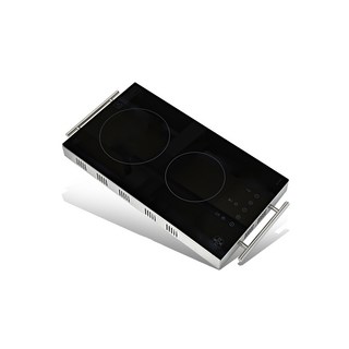 써니테크 유로 2구 이동형 하이라이트 ERP-200TC 세로형 프리스탠등 캠핑 가정용 원룸 오피스텔 펜션 전기렌지 전기레인지 전기쿡탑 ERP-200TC(이동형) 상품 이미지