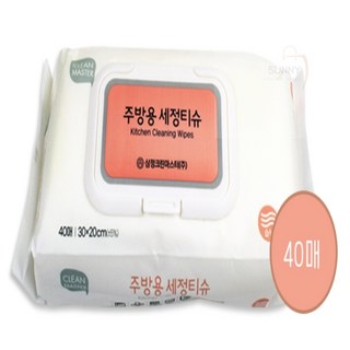 써니뉴 주방용 세정티슈 청소용물티슈