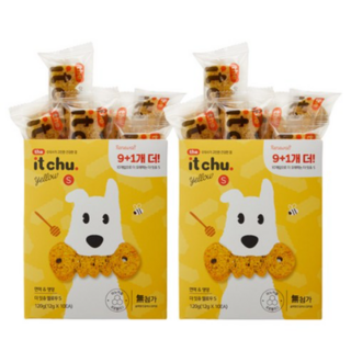 잇츄 반려견 옐로우 덴탈껌 S 10p, 마누카꿀, 120g, 4세트