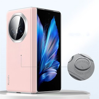 아너 매직 V3 용 가죽 슬림 Magsafe 케이스마그네틱 힌지 아머 백 커버우아함, 01 아너 매직 V3, 04 Pink