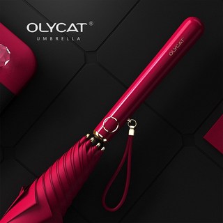 OLYCAT 프리미엄 고급 대형 경량 골프 자동 장우산, OLYCAT 골드라인 장우산, 네이비, OLYCAT 골드라인 장우산(네이비), 1개
