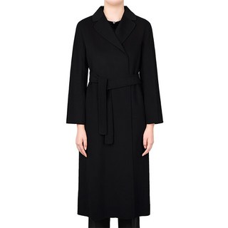 [막스마라] 24FW 블랙 에스투리아 울 코트 29016131 ESTURIA 013