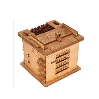 클루박스 SPACE BOX 60분 방 탈출 게임 3D 직소 퍼즐 데이비 존스, 방탈출 [완제품], 1개