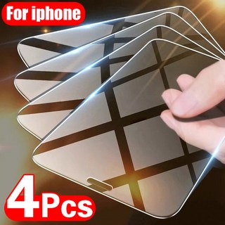 액정보호필름 보호기 화면 유리 11 12 13 14 프로 XR X XS 맥스 미니 7, 4PCS Tempered Glass, For iPhone 14Pro Max, 4개