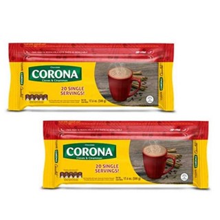 Generic Corona - 시나몬 & 클로브 초콜릿 바 - 재밀봉 가능 - 499g(17.6온스) (2팩), 1개