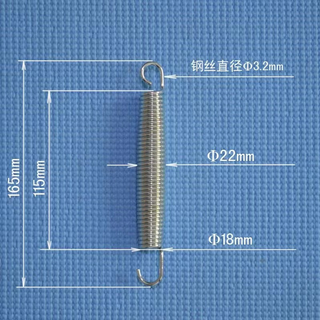 대형 트램펄린 스프링 교체용 10개 세트 철제, 16.5cm 아연도금 장구스프링(10개 세트)