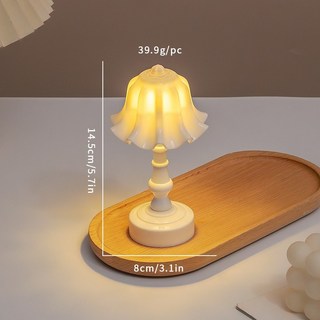 감성 레트로 무드등 침실 탁상 조명 LED 야간등 스탠드 여자친구 선물 인테리어 소품, SF-03 화이트 오키드