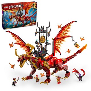 LEGO NINJAGO Source 드래곤 오브 모션 어드벤처 장난감 아동용 닌자 놀이 세트 미니 피규어 6개 만 12세 이상 남아 및 여아용 생일 선물 71822 18