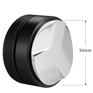 JINGHENG 스테인레스 탬퍼 탬핑 레벨링 디스트리뷰터 49 51 53 54 58mm, 54mm회오리블랙, 1개