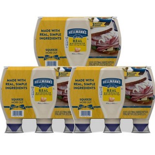 Hellmann's 헬맨스 리얼 마요네즈, 9개, 739ml