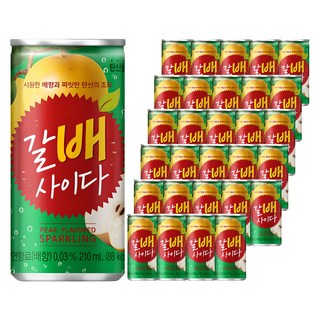 해태htb 갈배사이다, 210ml, 30개