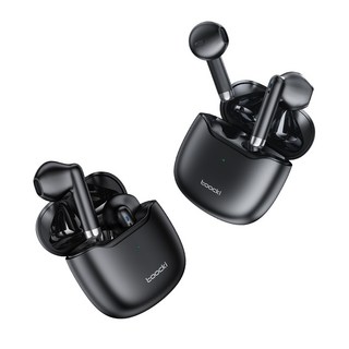 Toocki TWS 블루투스 5.3 무선 이어폰, 블랙1+1