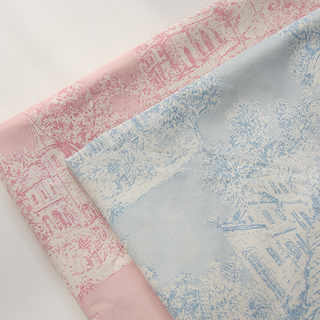 릴리패브릭 30수 뜨왈드주이 도시 면 원단 천, 핑크