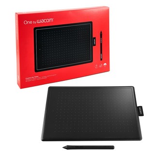 와콤 One by Wacom 펜 타블렛 중형 CTL-672, CTL-672(한국정품/1년무상AS), Black + Red