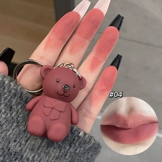 투명 립 글레이즈 귀여운 곰 젤리 미러 액체 립스틱 방수 논스틱 컵 레드 핑크 글로스 틴트 메이크업, [10] 04, 10 04, 1개