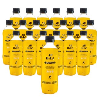 올헬씨 버닝 스파클링 제로, 20개, 340ml