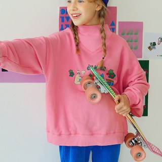 P-CHEES 피치스 카쿠 하프 맨투맨