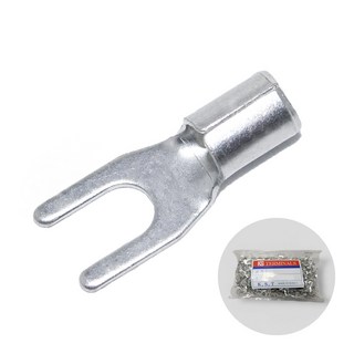 Y타입 압착단자 터미널 2.5 – 4mm², 1000개 세트 터미널 단자 Y타입 압착단자 터미널 2.5 – 4mm², 1000개 세트 터미널 단자