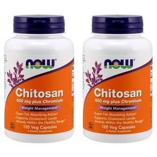 나우푸드 키토산 500mg 베지 캡슐, 120정, 2개