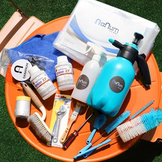 시스템 에어컨 청소 도구 비닐 가대 세트