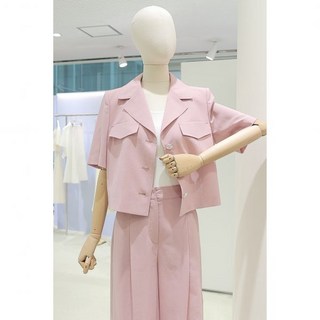JJ지고트 24S/S 여름 테일러드 싱글 크롭 재킷