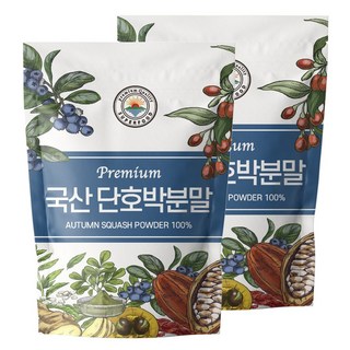 국산 단호박 분말 가루, 2개, 500g