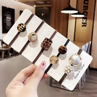 케이지비 포인트 헤어링 럭셔리 머리끈 [5P세트]