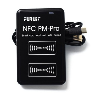 새로운 PM-Pro RFID IC/ID 복사기 복사기 Fob NFC 리더기 암호화된 프로그래머 USB UID 복사 카드 태그, [01] Black, 검은색, 1개