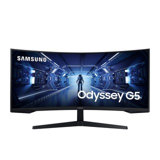 삼성전자 86.4cm QHD 오디세이 G5 게이밍 모니터, 86.3cm, LC34G55TWWKXKR