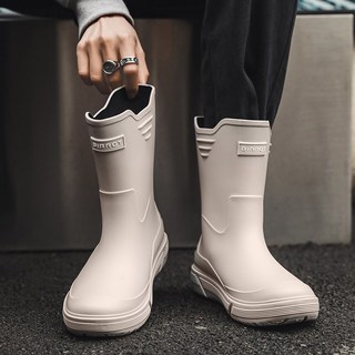 큰귀멍멍 가벼운 논슬립 남자 레인부츠 여름 방수화 남자장화 상품 이미지