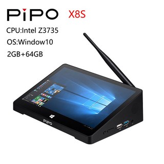 초소형PC 미니 일체형 PIPO X8 안드로이드 인텔 3G 64G 7 인치, X8S Win10, 없음