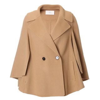 지고트 (택가:329000원 )와일드 칼라 울 케이프 코트JPAE0CTC43