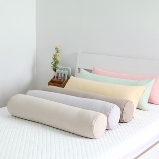 우리앤데코 솔리드 파스텔 롱쿠션
