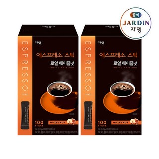 (현대Hmall)쟈뎅 에스프레소 스틱 로얄헤이즐넛 100P+100P (총 200p), 1개입, 200개