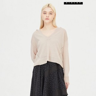 시슬리 레이어드 이너탑 니트 세트 SAKP35431