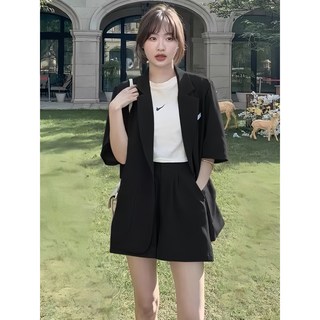 YioYcc 여성 정장 데일리룩 유니폼 상하의 투피스 루즈핏