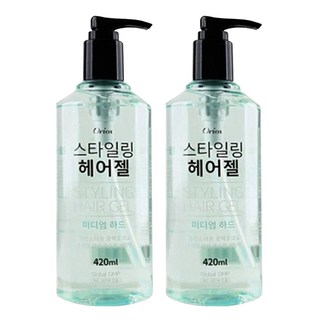 오릭스 스타일링 헤어젤, 420ml, 2개
