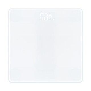 노바리빙 LED 모던 디지털체중계 가정용 몸무게 저울, 스노우화이트, 1개