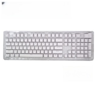 타닥 기본 단색 14color 고급 ABS OEM 프로파일 LED투과 이중사출 키캡, 화이트, 1개