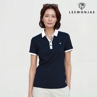 이원재 25SS 여성 소프티라인 카라 반팔 냉감티셔츠