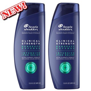 2개세트 헤드앤숄더 클리니컬 스트렝스 두피케어 비듬 샴푸 400ml+400ml, 2개