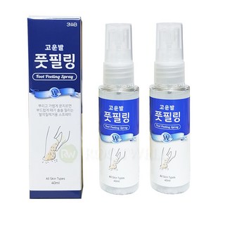 (주)웰빙헬스팜 고운발 풋필링 스프레이(40ml)-발각질제거용 스프레이 풋케어, 2개