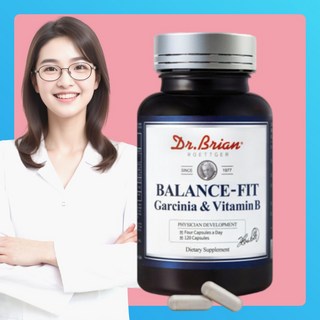 밸런스핏 가르시니아&비타민B (120캡슐) (1개월분) 다이어트 체지방 관리 영양제 선물, 1개